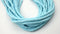 5mm vinyl Heishi beads light blue polymer clay beads